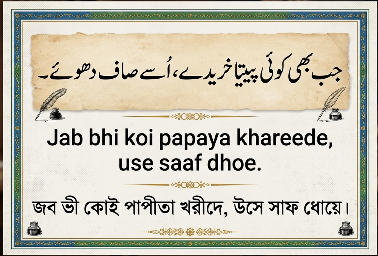 উর্দু প্যানাগ্রাম ‌২ - Urdu Pangram 2