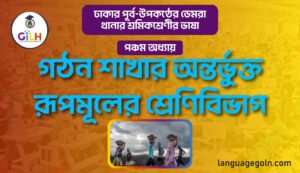 গঠন শাখার অন্তর্ভুক্ত রূপমূলের শ্রেণিবিভাগ