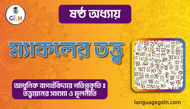 ম্যাকলের তত্ত্ব